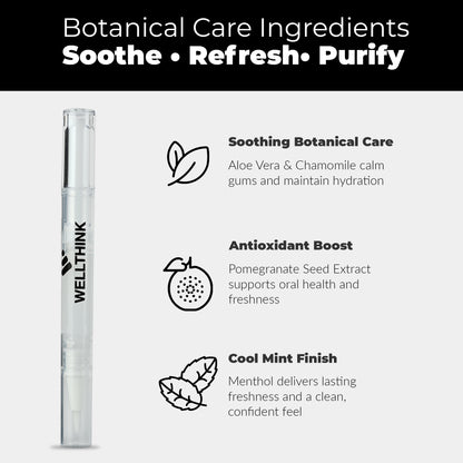 WELLTHINK Teeth Whitening Kit with PAP+ Whitening Pens | 32 Dual LED Light Device (Blue & Red) | Rechargeable, Removes Teeth Stains, Enamel-Safe & Sensitivity-Free | Shade Guide Included