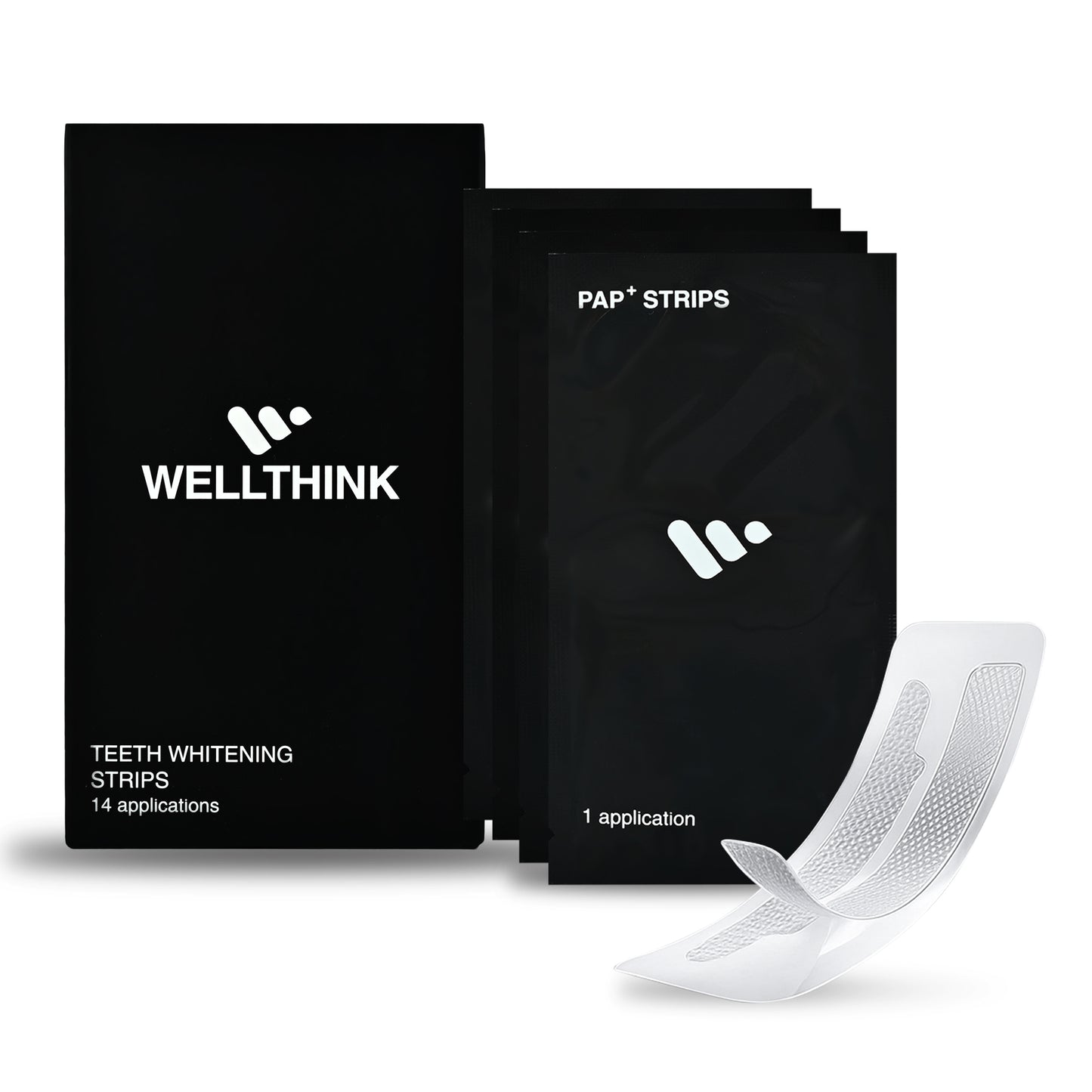 Wellthink Professional Teeth Whitening Strips, 14 Pairs, 30-Minute Treatment, Advanced Formula with Glycerin and Menthol