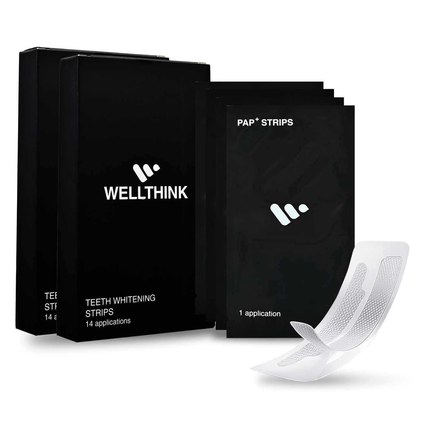 Wellthink Professional Teeth Whitening Strips, 14 Pairs, 30-Minute Treatment, Advanced Formula with Glycerin and Menthol